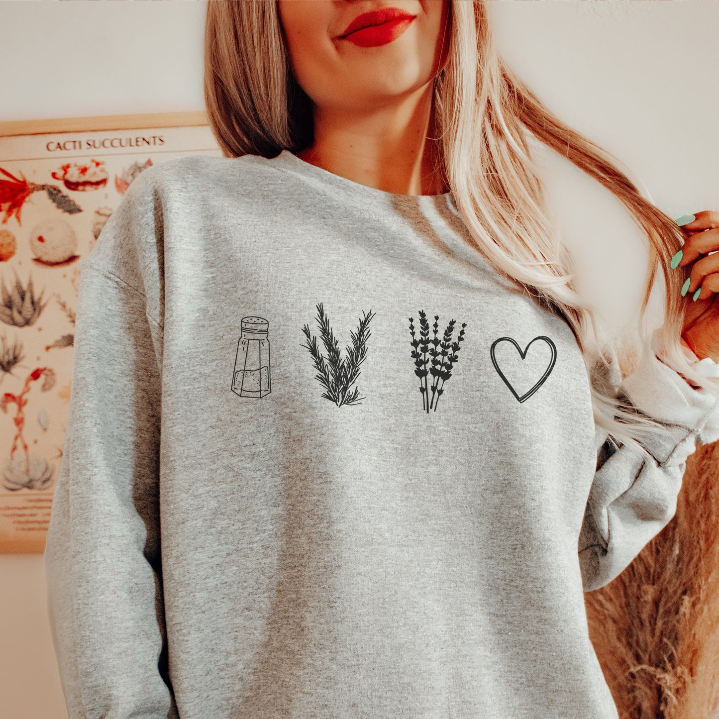 Salt Rosemary Lavender Love Sweatshirt