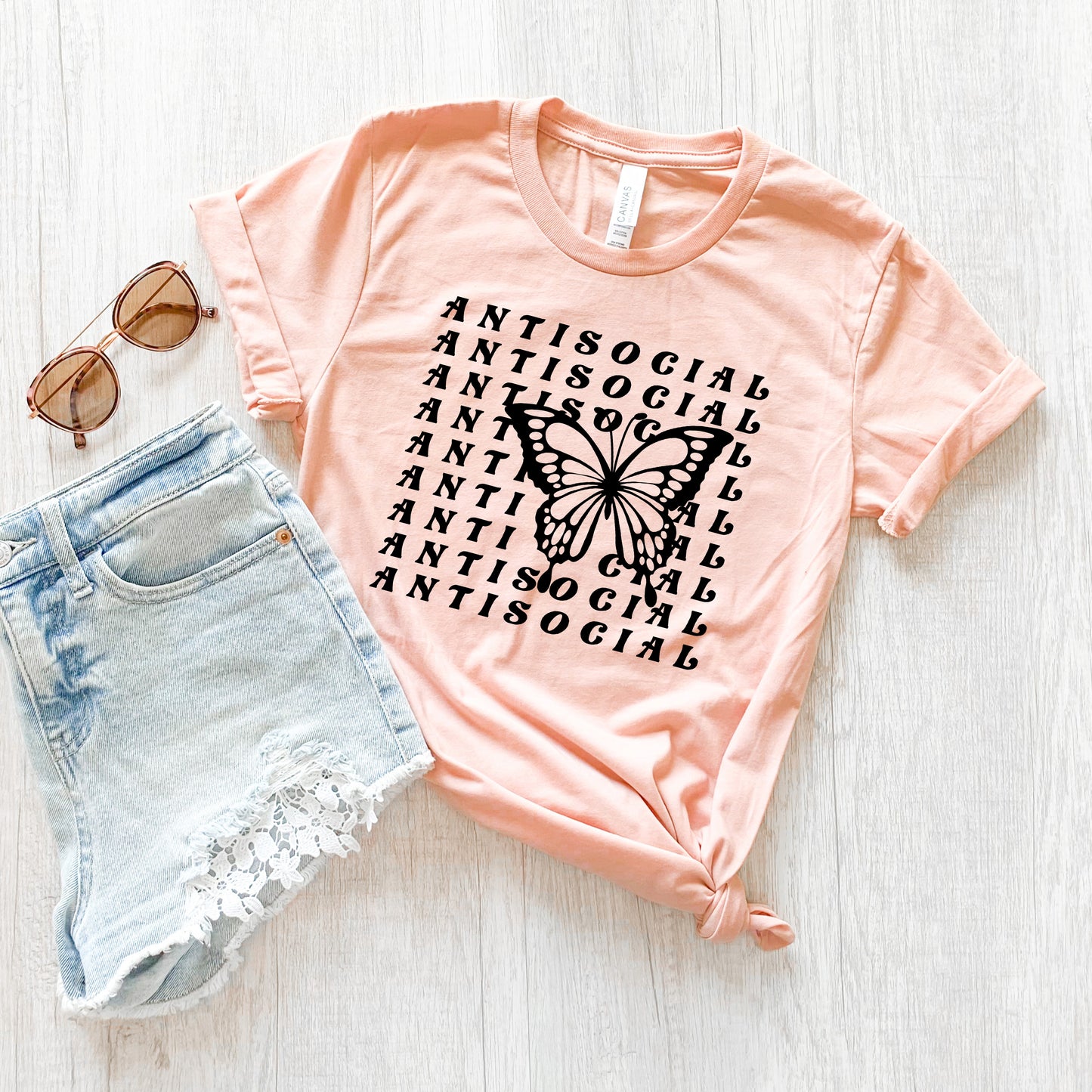 Antisocial Butterfly T-Shirt