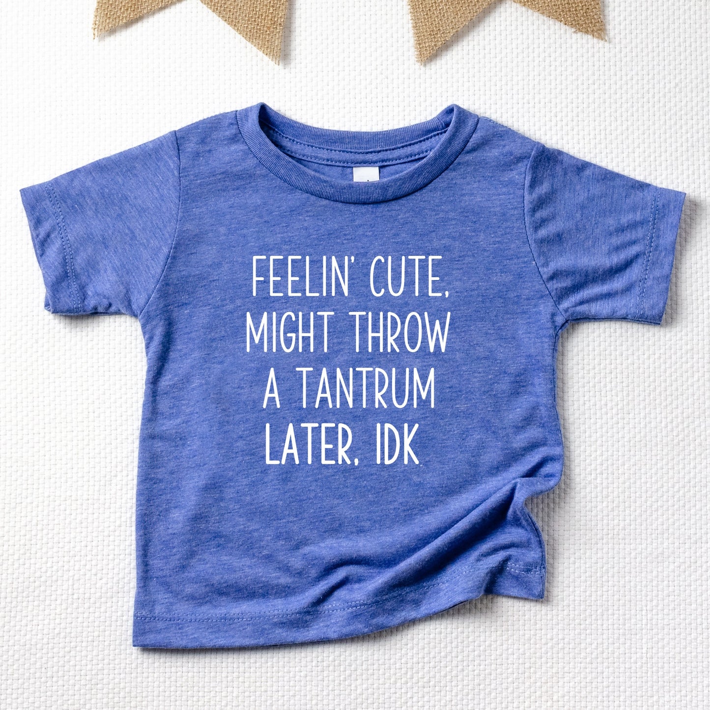 Feelin Cute Might Throw a Tantrum Later, IDK Youth T-Shirt