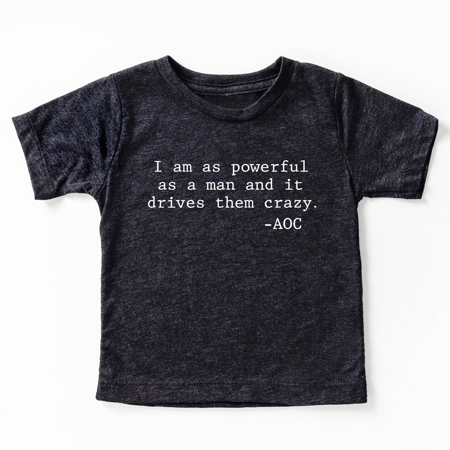 I Am As Powerful As a Man Youth T-Shirt