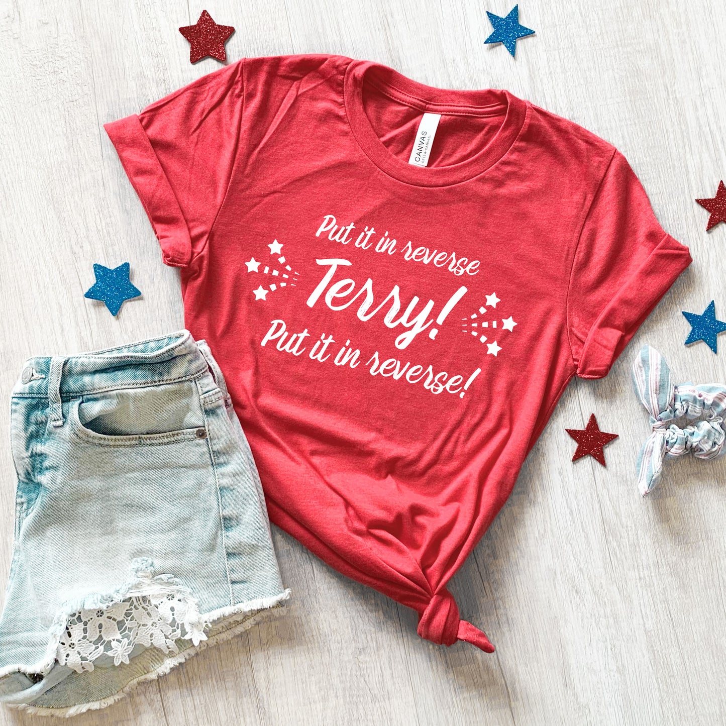 Put it in Reverse Terry T-Shirt