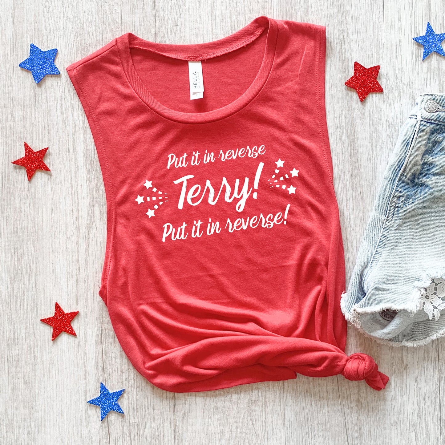 Put it in Reverse Terry Tank Top