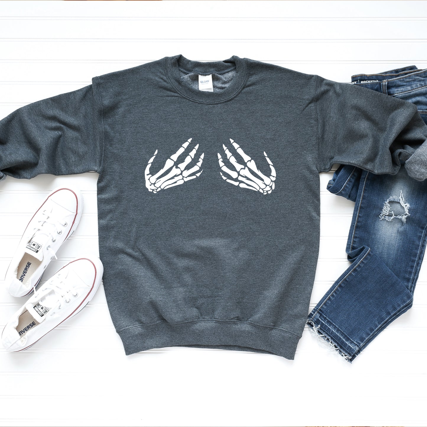 Skeleton Hands Sweatshirt