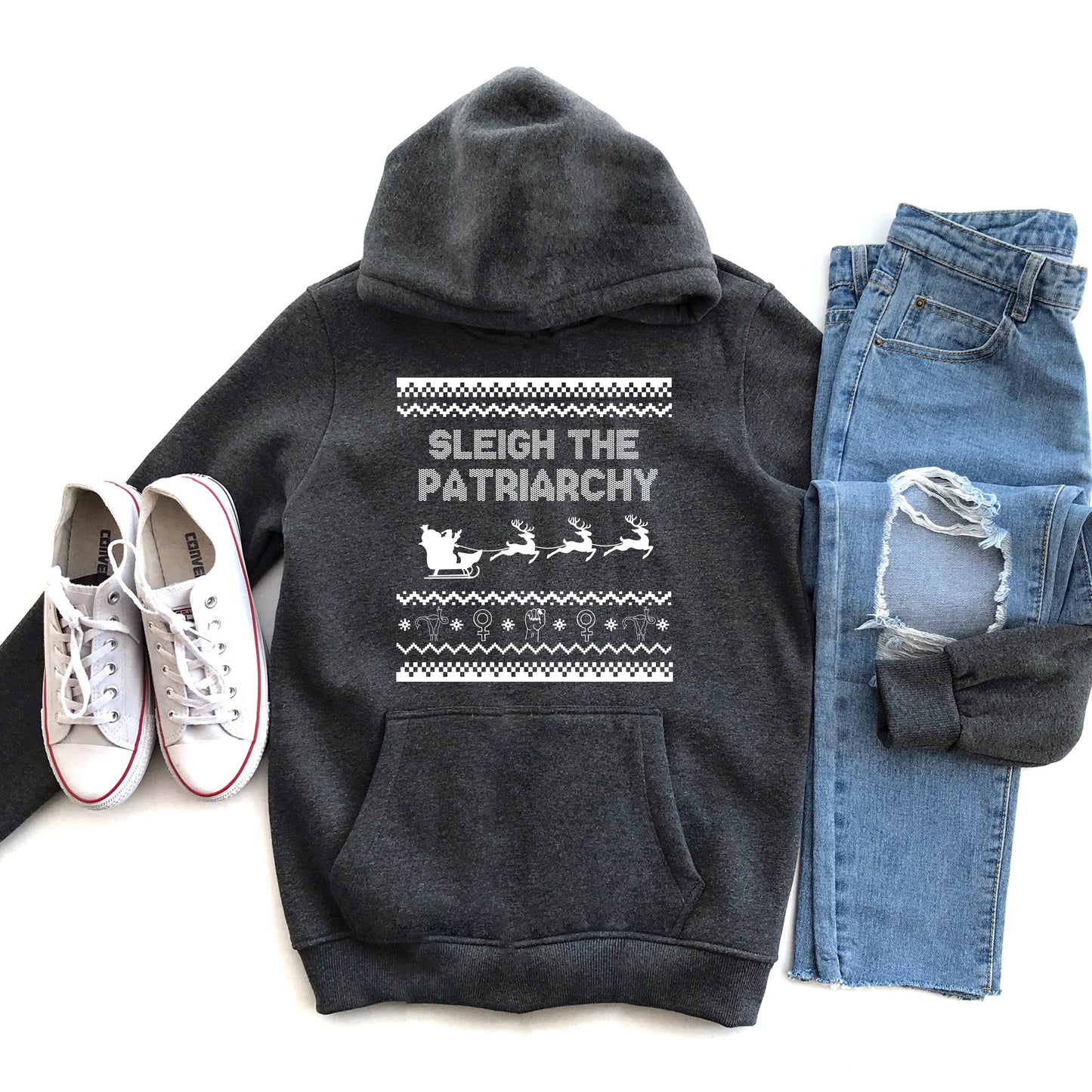 Sleigh the Patriarchy Hooded Sweatshirt