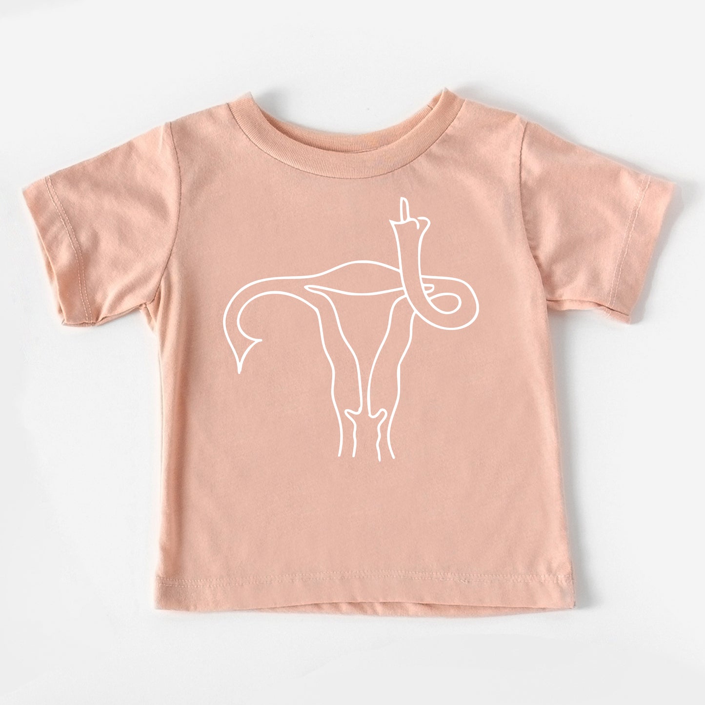 Uterus Flip Off Youth T-Shirt