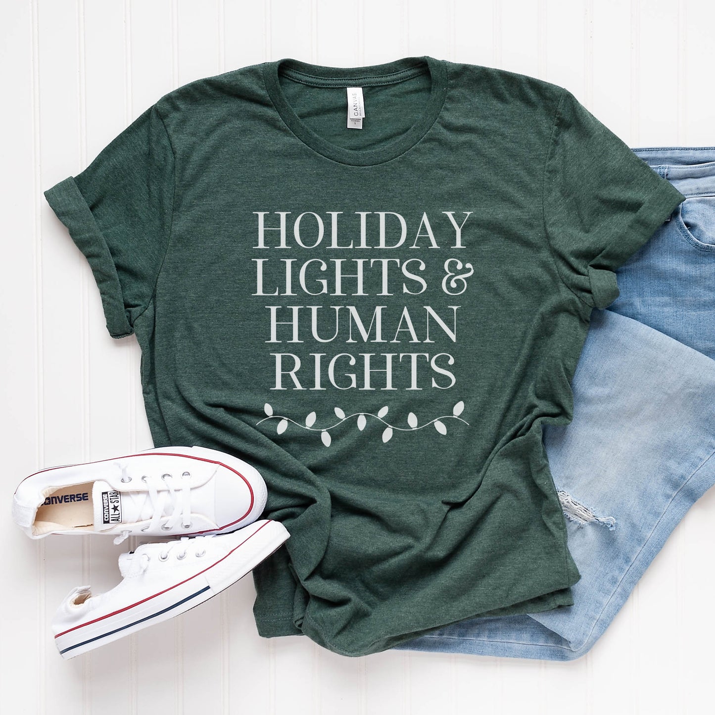 Holiday Lights and Human Rights T-Shirt