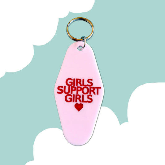 Girls Support Girls Keychain