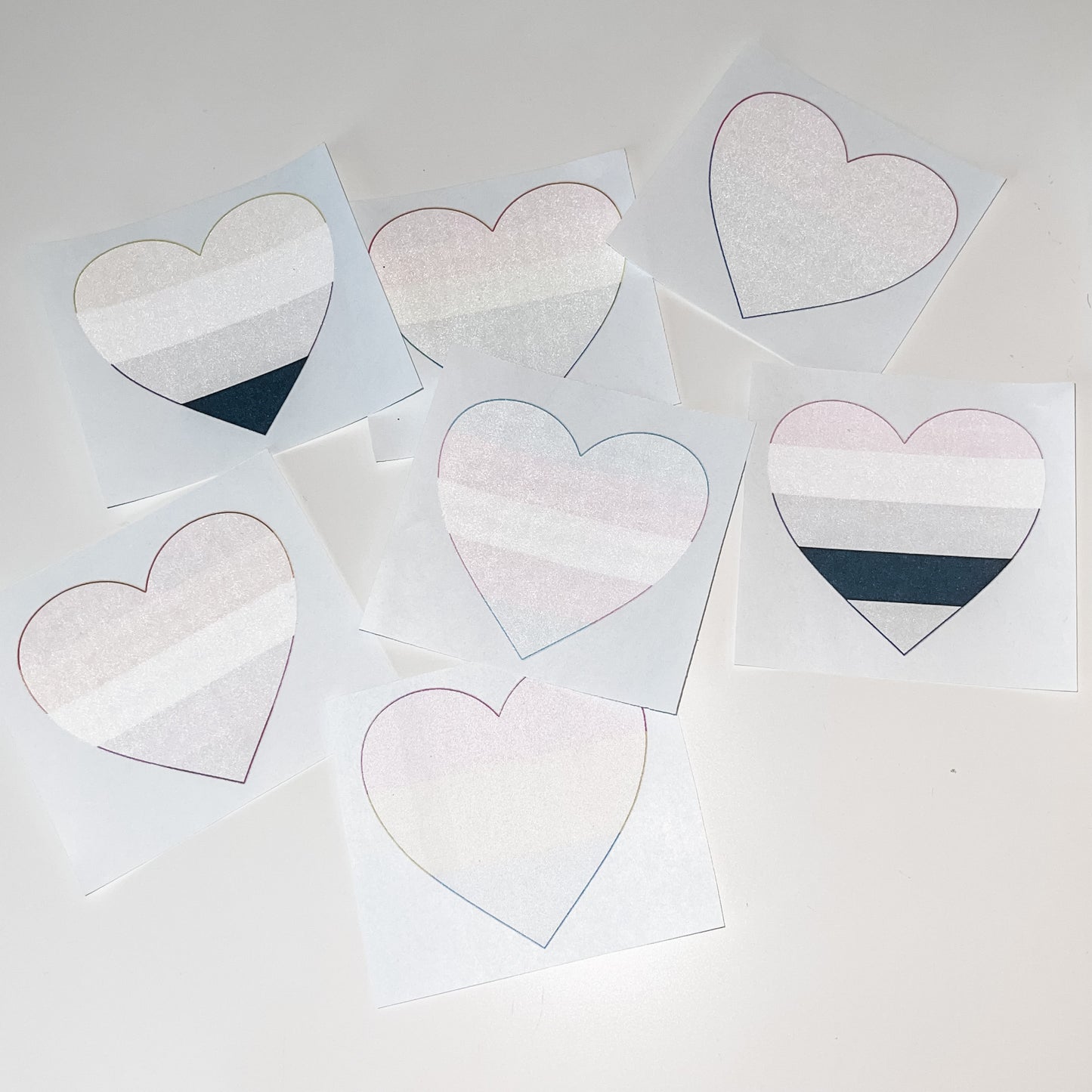 Pride Iron-On Hearts