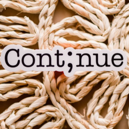 Continue Sticker – New Norm Tees