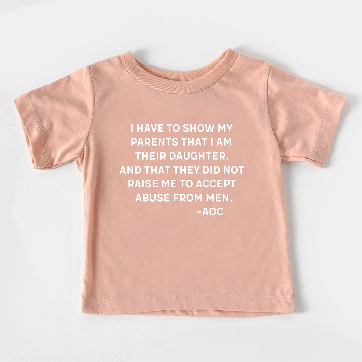 AOC Abuse From Men Youth T-Shirt