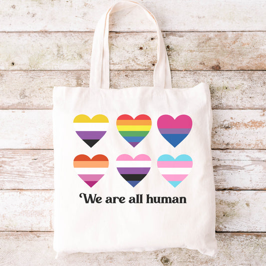 We are all Human Tote Bag
