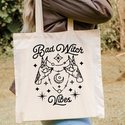 Bad Witch Vibes Tote Bag