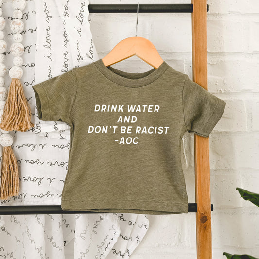 Drink Water and Don't be Racist Youth T-Shirt