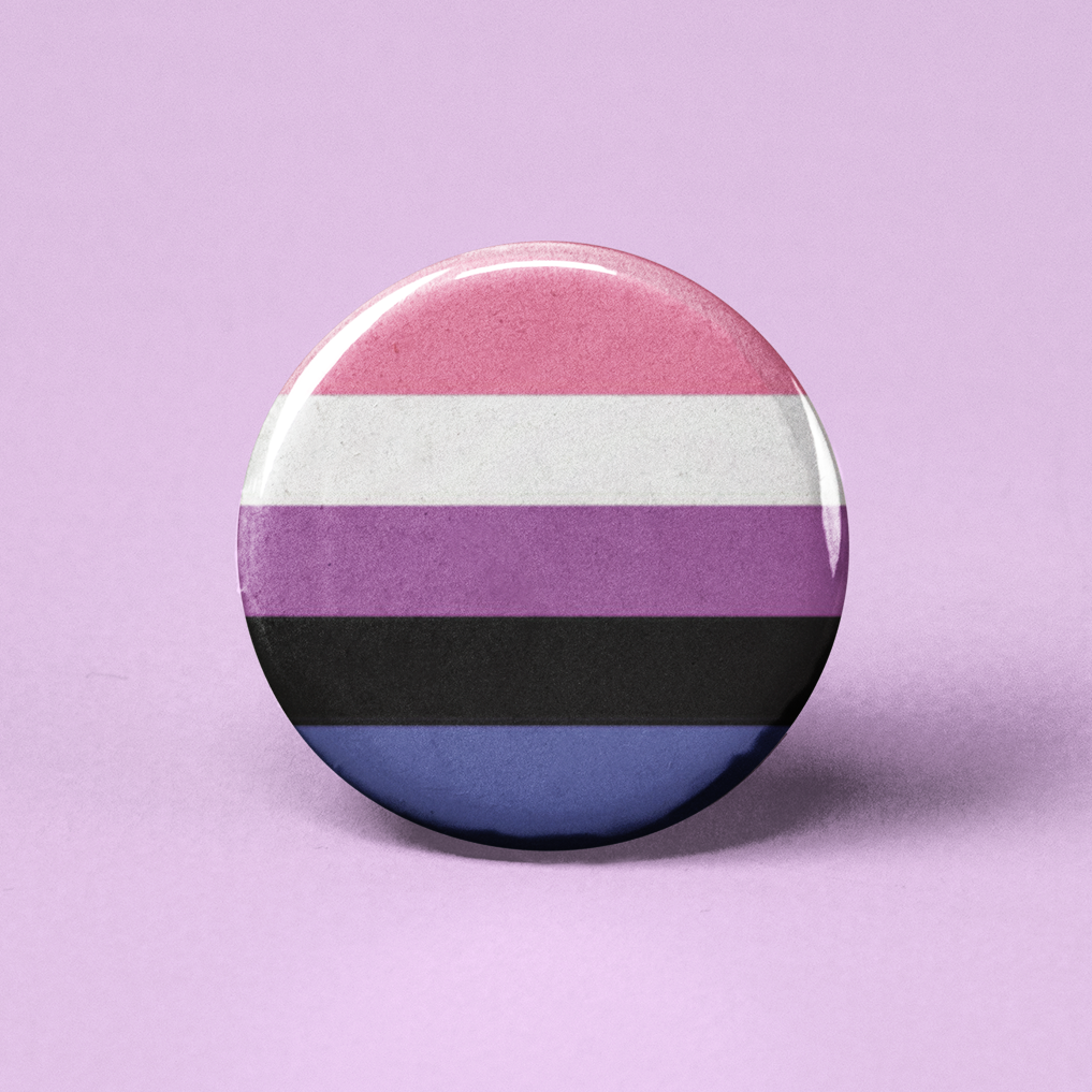 Genderfluid Pinback Button