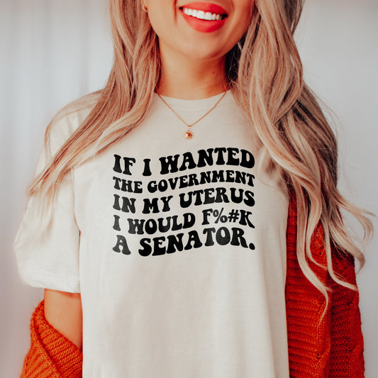 If I Wanted the Government in my Uterus T-Shirt