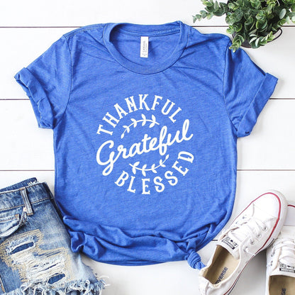 Thankful Grateful Blessed T-Shirt