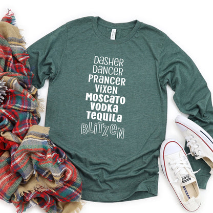 Christmas Drinking Long Sleeve Shirt