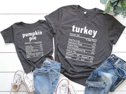 Family Thanksgiving Nutrition T-Shirts