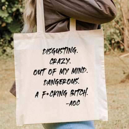 AOC Insults Tote Bag