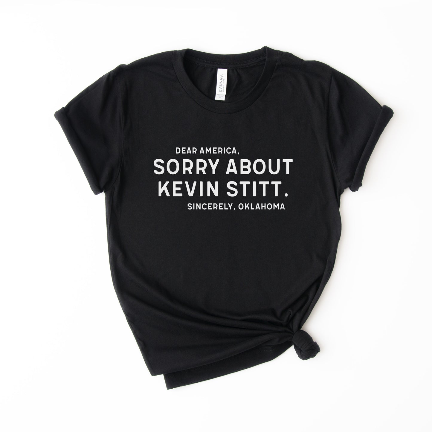 Sorry About Kevin Stitt T-Shirt