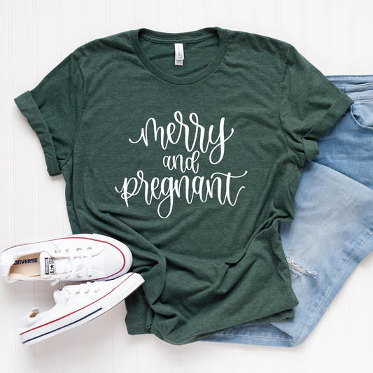 Merry and Pregnant T-Shirt