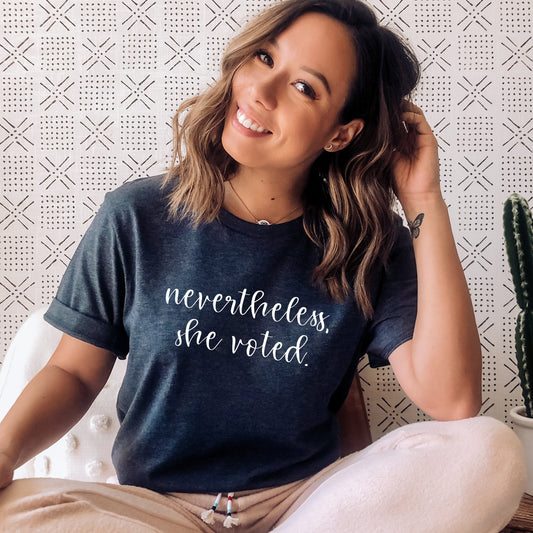 Nevertheless She Voted T-Shirt